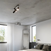 Sollux Lighting DIREZIONE LED wall lamp Black, Aluminium, IP20, 220-240V, 50W max, CRI 80, CE RoHS