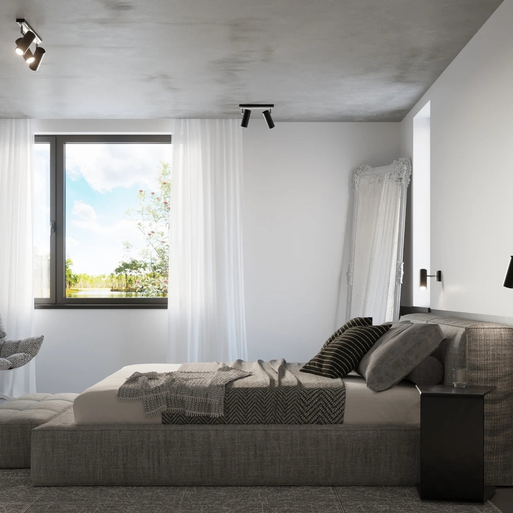 Sollux Lighting DIREZIONE LED Wandleuchte Schwarz, Aluminium, IP20, 220-240V, max. 50W, CRI 80, CE RoHS