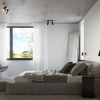 Sollux Lighting DIREZIONE LED wall lamp Black, Aluminium, IP20, 220-240V, 50W max, CRI 80, CE RoHS