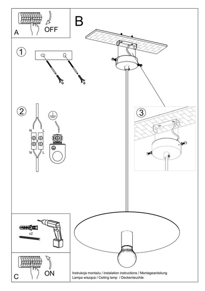 Sollux Lighting FLAVIO graue LED-Hängeleuchte, IP20 Pendelleuchte, 220-240V, CE RoHS zertifiziert