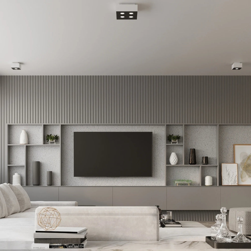 Sollux Lighting LED ceiling spot MONO 1 White, IP20, Aluminium, 50W max, 220-240V, CRI 80, CE RoHS