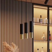 Sollux Lighting LED ceiling spotlight LOOPEZ Black Gold, 1x GU10, IP20, Aluminium, CE RoHS