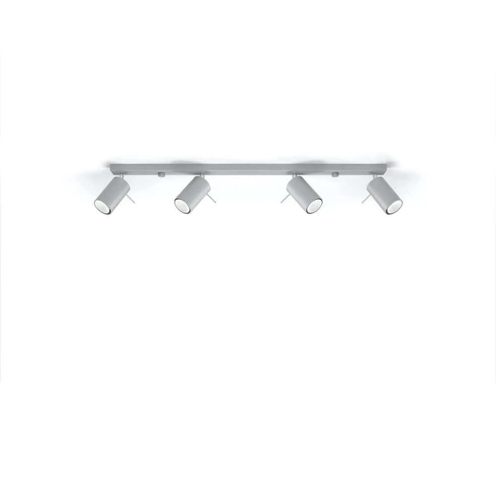 Sollux Lighting LED ceiling spotlight RING, 4xGU10, IP20, aluminium matte gold, 220-240V, CE RoHS