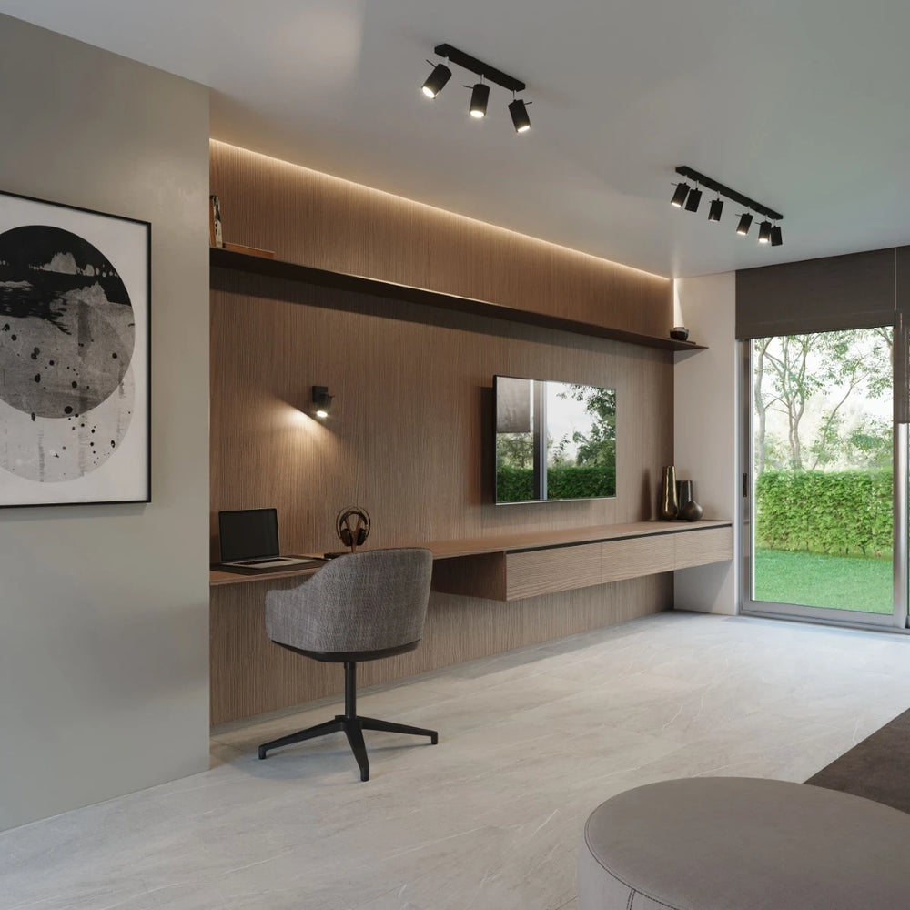 Sollux Lighting LED Deckenstrahler RING Schwarz, 3xGU10, IP20, Aluminium, CE RoHS