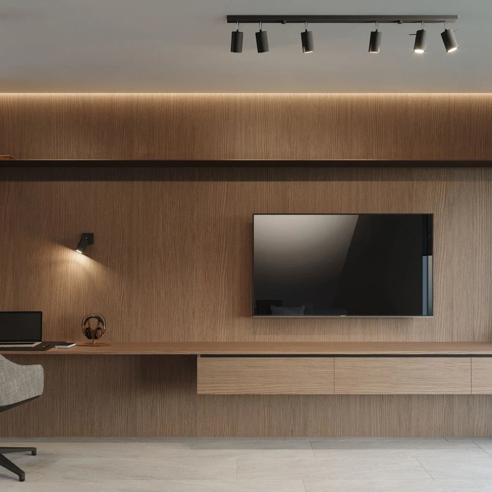 Sollux Lighting LED Deckenstrahler RING Schwarz, 3xGU10, IP20, Aluminium, CE RoHS