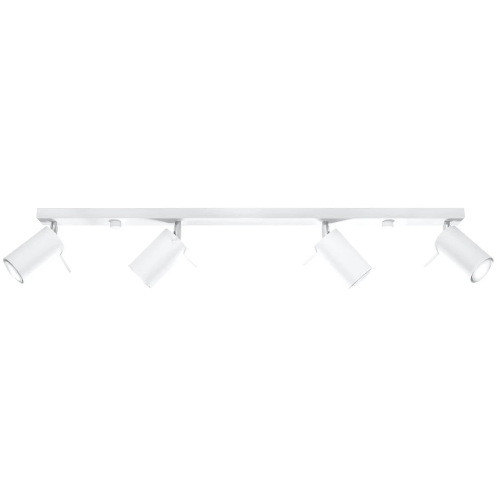 Sollux Lighting LED ceiling spotlight White RING, 4xGU10, IP20, Aluminium, 220-240V, CE RoHS