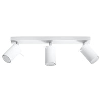Sollux Lighting LED ceiling spotlight with 3x GU10 sockets, IP20, 220-240V, Matte Gold Brass finish