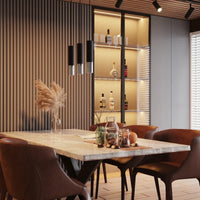 Sollux Lighting LED Hängelampe Schwarz Chrom LOOPEZ, 3x GU10 Fassungen, IP20, Aluminium, 220-240V