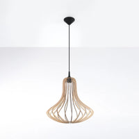 Sollux Lighting LED hanging lamp ELZA with E27 socket, IP20, 220-240V, Matte Gold Aluminum