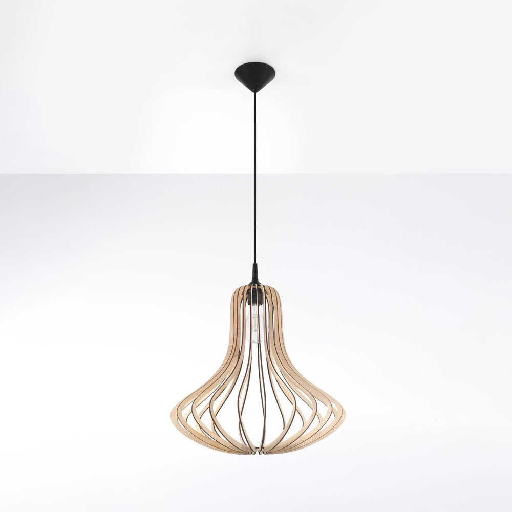 Sollux Lighting LED hanging lamp ELZA with E27 socket, IP20, 220-240V, Matte Gold Aluminum