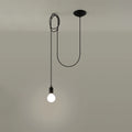 Sollux Lighting LED pendant lamp Edison 1 Black, 220-240V, IP20, 50W max, Aluminium and Steel, CE RoHS