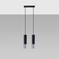 Sollux Lighting LED pendant lamp LOOPEZ 2xGU10, IP20, Aluminium Matte Gold, 220-240V, CE RoHS