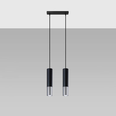 Sollux Lighting LED pendant lamp LOOPEZ 2xGU10, IP20, Aluminium Matte Gold, 220-240V, CE RoHS