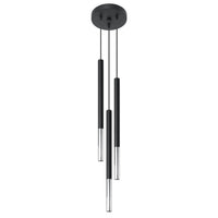 Sollux Lighting LED pendant lamp MOZAICA 3xG9 sockets, Black Chrome, Aluminium, IP20, CE RoHS