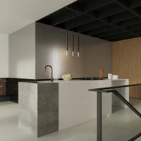 Sollux Lighting LED pendant lamp MOZAICA 3xG9 sockets, Black Chrome, Aluminium, IP20, CE RoHS