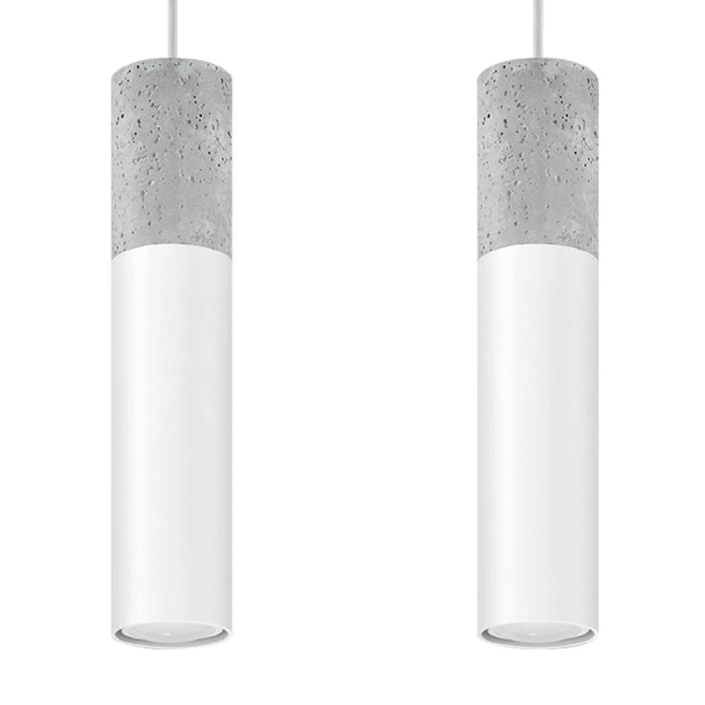 Sollux Lighting LED Pendelleuchte Borgio, 2xGU10, IP20, 220-240V, Aluminium und Stahl, Mattgold-Ausführung