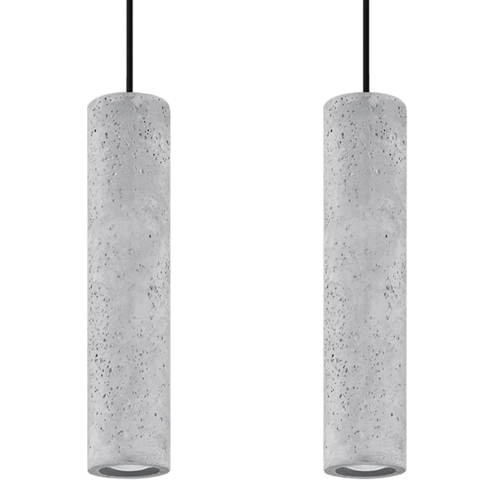 Sollux Lighting LED Pendelleuchte LUVO mit 2x GU10 Fassungen, IP20, Aluminium mattgold, 220-240V