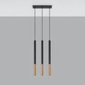 Sollux Lighting LED pendant light MOZAICA Black Copper, 3xG9, 220-240V, IP20, Aluminum, CE RoHS
