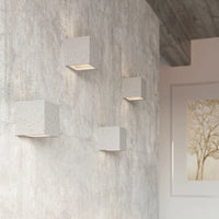 Sollux Lighting LED wall lamp LEO with G9 socket, IP20, 220-240V, Aluminium Brass finish, CE RoHS