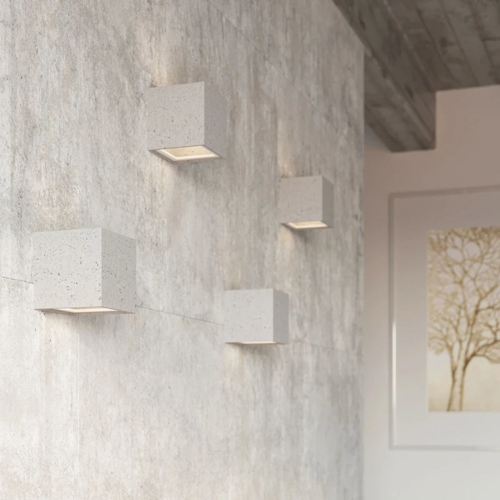 Sollux Lighting LED wall lamp LEO with G9 socket, IP20, 220-240V, Aluminium Brass finish, CE RoHS