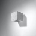 Sollux Lighting LED wall lamp QUAD, G9 socket, IP20, 220-240V, Aluminum Matte Gold finish, CE RoHS certified