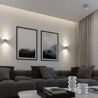 Sollux Lighting LED wall lamp QUAD, G9 socket, IP20, 220-240V, Aluminum Matte Gold finish, CE RoHS certified