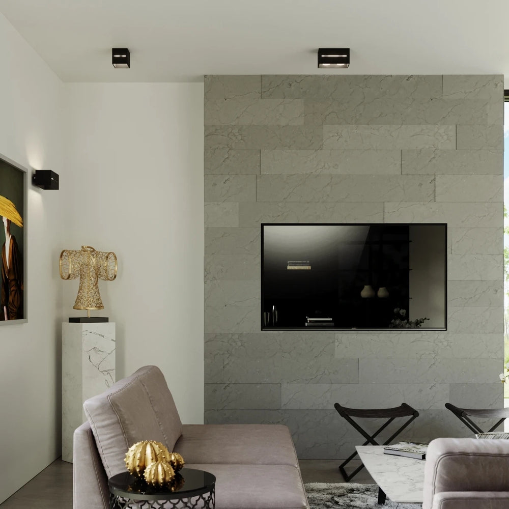 Sollux Lighting LOBO MAXI LED wall lamp Black, IP20, aluminium, 220-240V, max 50W, CRI 80, CE RoHS