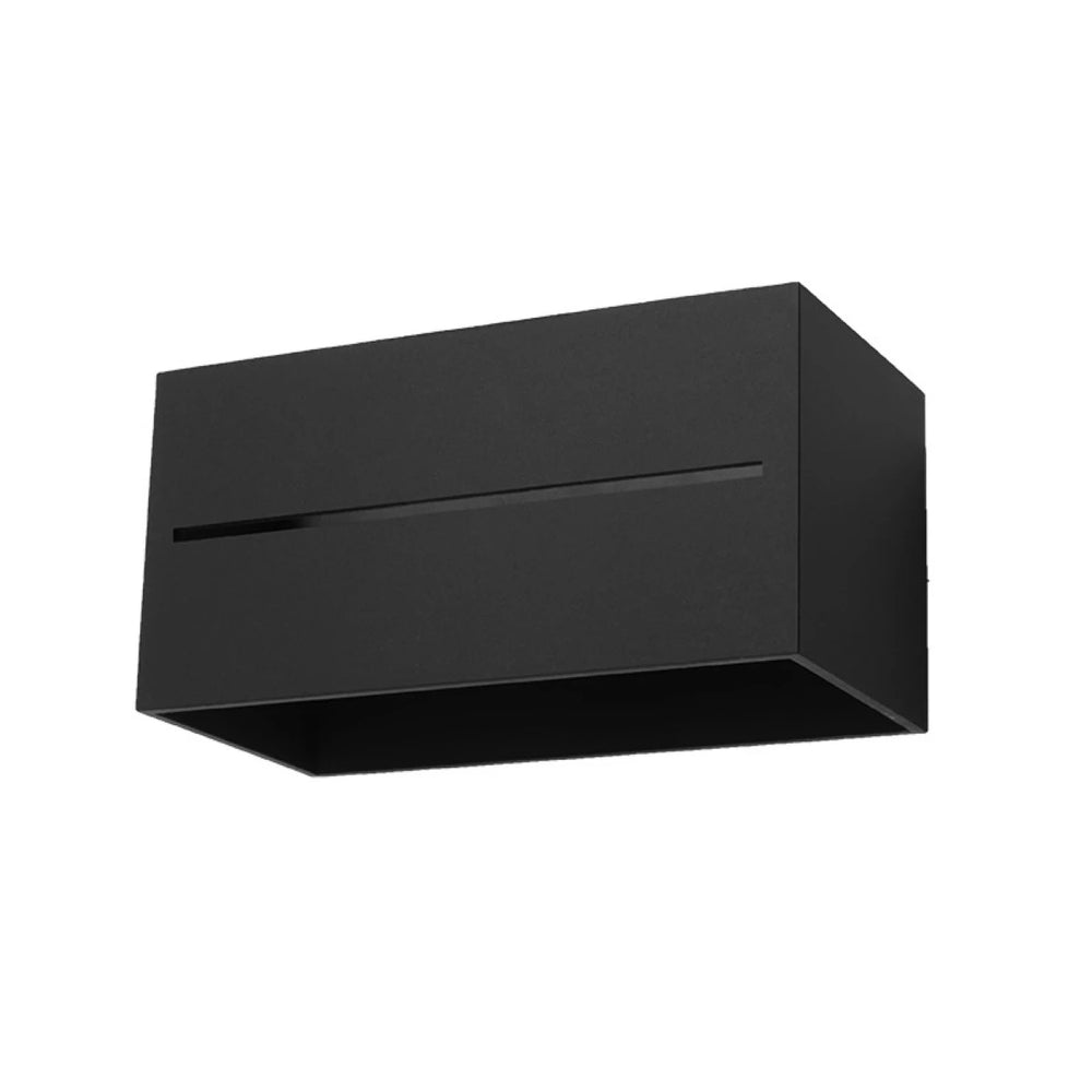 Sollux Lighting LOBO MAXI LED wall lamp Black, IP20, aluminium, 220-240V, max 50W, CRI 80, CE RoHS