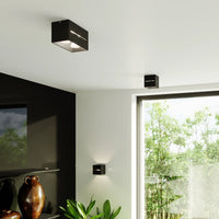 Sollux Lighting LOBO MAXI LED wall lamp Black, IP20, aluminium, 220-240V, max 50W, CRI 80, CE RoHS