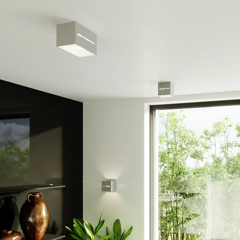 Sollux Lighting LOBO MAXI LED wall lamp, IP20, Aluminium Matte Gold, 220-240V, max 50W, CE RoHS