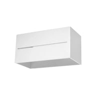 Sollux Lighting LOBO MAXI wall lamp White, LED compatible 50W, IP20, Aluminium, CE RoHS certified