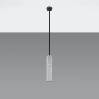 Sollux Lighting LUVO LED pendant lamp, GU10 socket, concrete Grey, IP20, 220-230V, 300mm height, CE certified