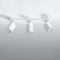 Sollux Lighting MERIDA LED ceiling spotlight White 3xGU10, IP20, 220-240V, Aluminum, CE RoHS