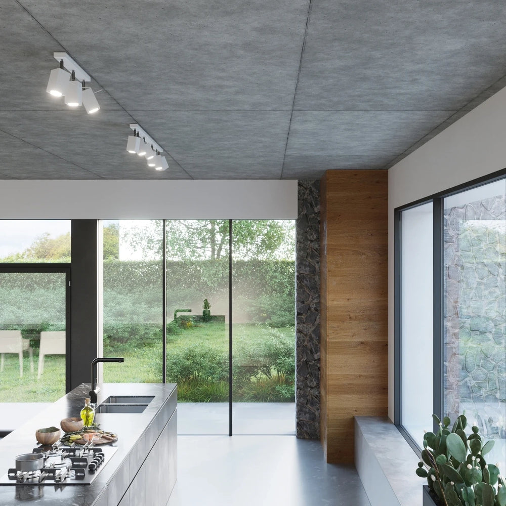 Sollux Lighting MERIDA LED ceiling spotlight White, 4 x GU10, IP20, Aluminium, 220-240V, CE RoHS