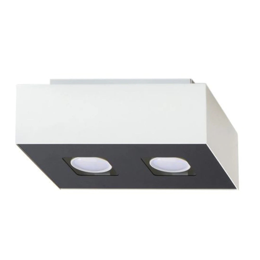 Sollux Lighting MONO 2 LED Deckenstrahler Weiß, Aluminium, IP20, 220-240V, CRI 80, 50W max, CE RoHS