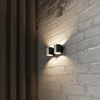Sollux Lighting ORBIS 2 wall lamp Black, LED compatible, IP20, Aluminium, 220-240V, max 50W, CE RoHS