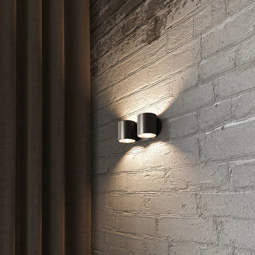 Sollux Lighting ORBIS 2 wall lamp Black, LED compatible, IP20, Aluminium, 220-240V, max 50W, CE RoHS