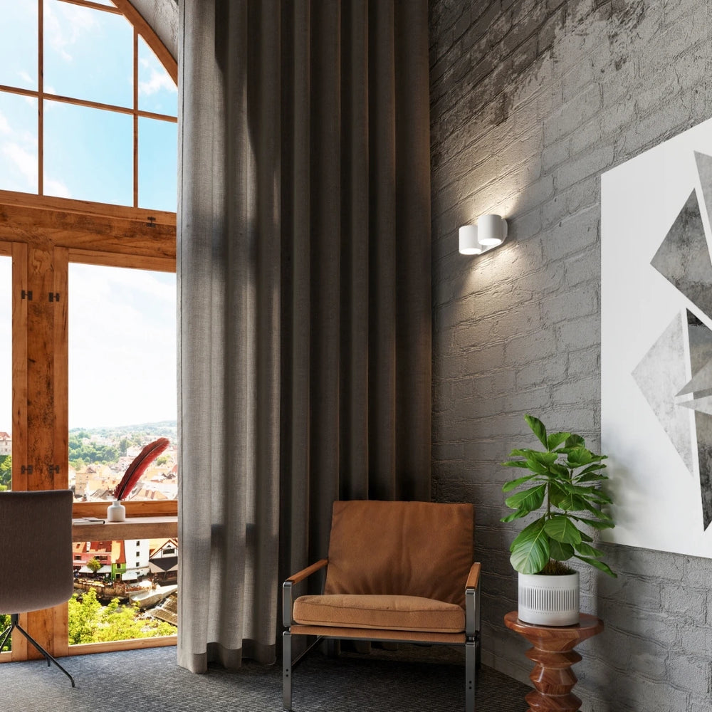 Sollux Lighting ORBIS 2 Wandleuchte LED kompatibel, IP20, 220-240V, Aluminium matt gold Finish, CE RoHS