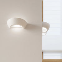 Sollux Lighting OSKAR ceramic wall lamp, LED compatible, IP20, 220-240V, Matte Gold Brass finish