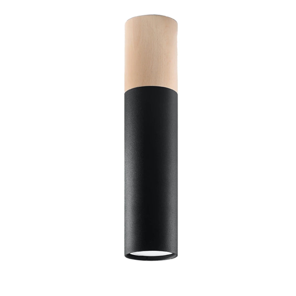 Sollux Lighting PABLO LED ceiling spot Black, IP20, 220-240V, 50W max, Aluminium Brass finish, CE RoHS