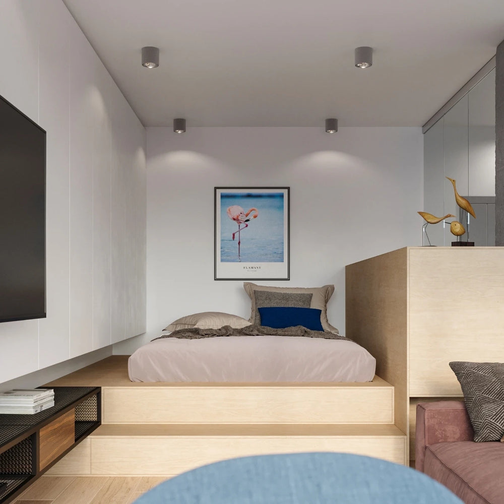 Sollux Lighting TIUBE Deckenstrahler, LED geeignet, IP20, 220-240V, max. 50W, Mattschwarzgold Aluminium