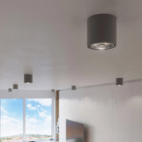 Sollux Lighting TIUBE ceiling spotlight, LED ready, IP20, 220-240V, 50W max, Matte Gold Aluminum