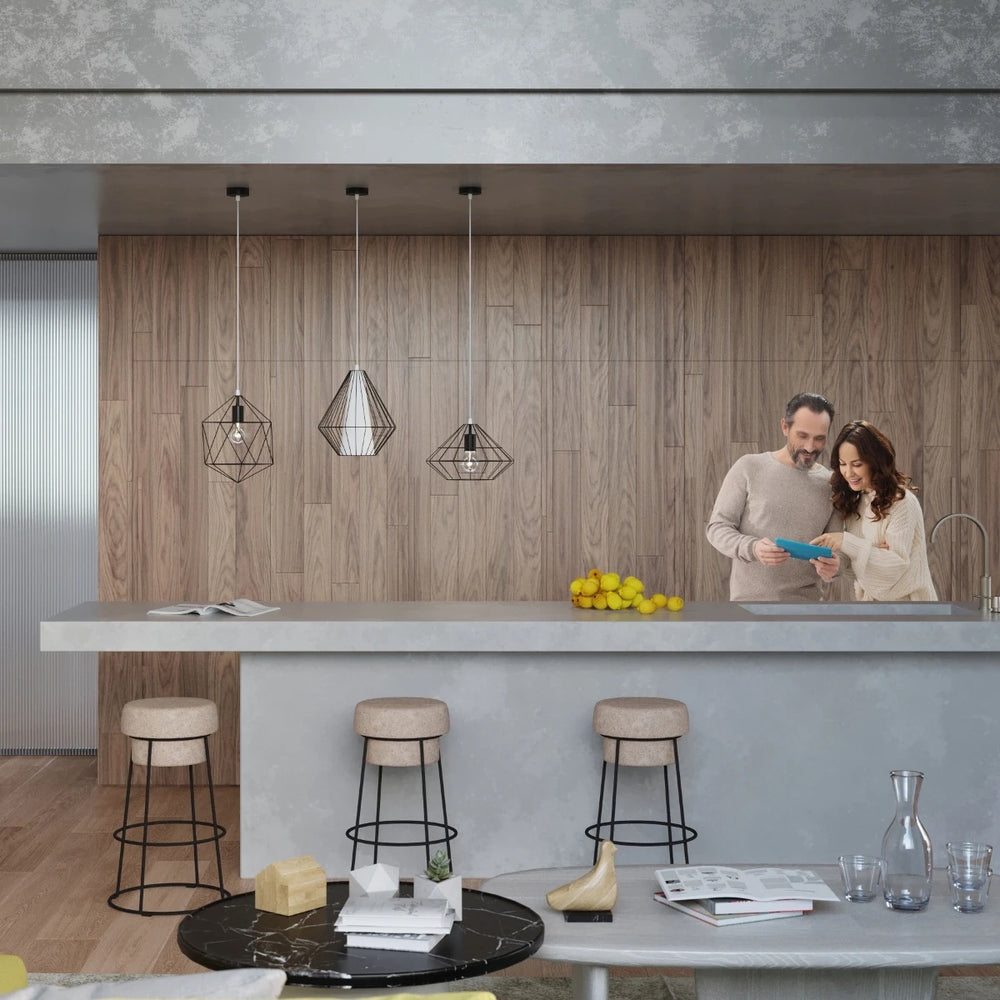 Sollux Lighting UMBERTO LED Pendelleuchte, Schwarz, IP20, Aluminium, 220-240V, max 50W, CE RoHS