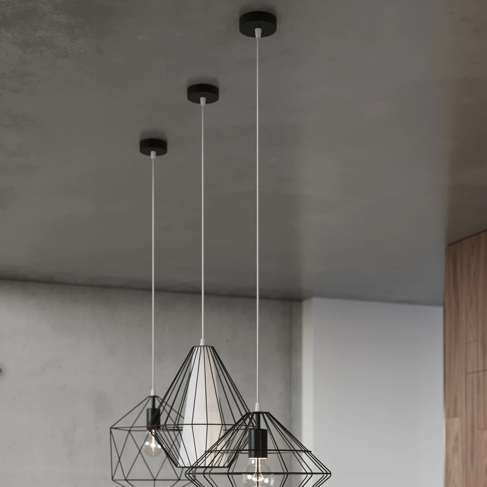 Sollux Lighting UMBERTO LED Pendelleuchte, Schwarz, IP20, Aluminium, 220-240V, max 50W, CE RoHS