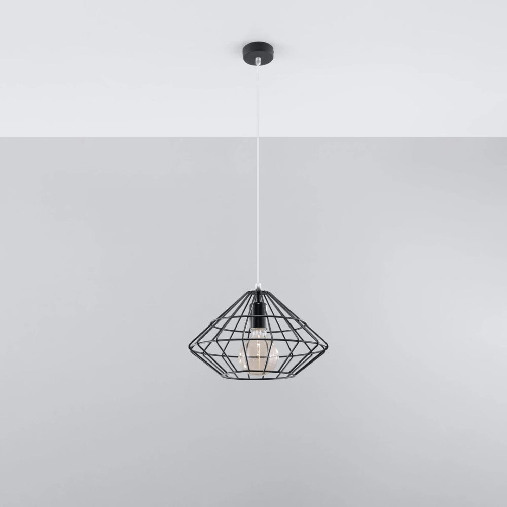 Sollux Lighting UMBERTO LED Pendelleuchte, Schwarz, IP20, Aluminium, 220-240V, max 50W, CE RoHS