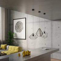 Sollux Lighting UMBERTO LED Pendelleuchte, Schwarz, IP20, Aluminium, 220-240V, max 50W, CE RoHS
