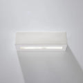 Sollux Lighting VEGA Keramik-Wandleuchte, LED-kompatibel, IP20, E27 max. 50W, Oberfläche in mattgoldenem Messing