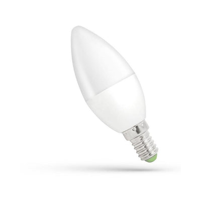 Spectrum LED candle lamp E14 C37 - 4W replaces 29W - 4000K clear white light