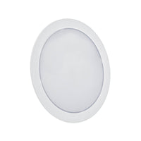 Spectrum ALGINE 2in1 LED downlight 12W 3000K 1200 lumens 230V IP20 round surface or recessed White