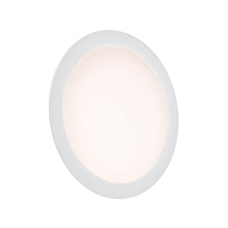 Spectrum ALGINE 2in1 LED downlight 12W 3000K 1200 lumens 230V IP20 round surface or recessed White